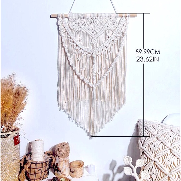 🆕🪴Beautifully & Uniquely Handcrafted Boho Macrame Wall Art Decor Modern Homes - Picture 3 of 16